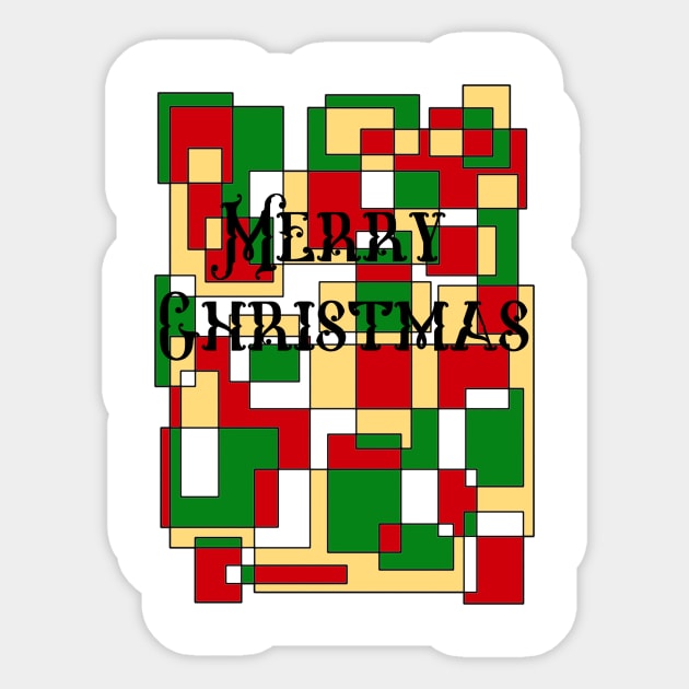 Merry Christmas! Sticker by theerraticmind